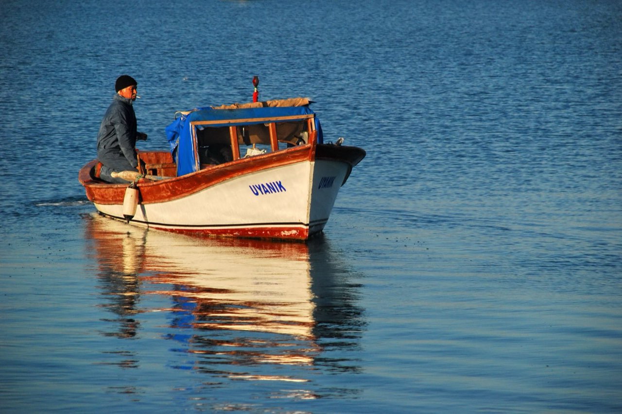 Urla İskele balıkçı tekneleri